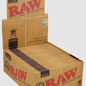 Cajas de Papel RAW King Size Slim – Papel Largo Natural sin Aditivos