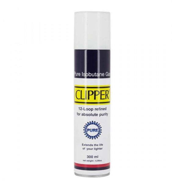 Gas Clipper Pure 300ML – Isobutano Ultra Refinado para mecheros recargables