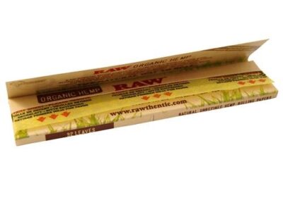 RAW Organic King Size Slim – Papel de liar ecológico largo (Caja 50 libritos)